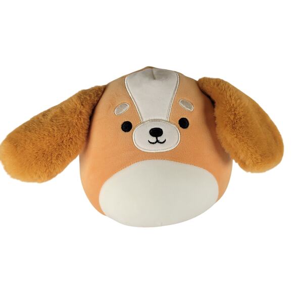 Squishmallows 8" Brown Dog Plush 2023 Kellytoy Jazwares Stuffed Animal Plushy - Picture 1 of 11